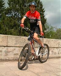 Jean Remy sur le Cannondale