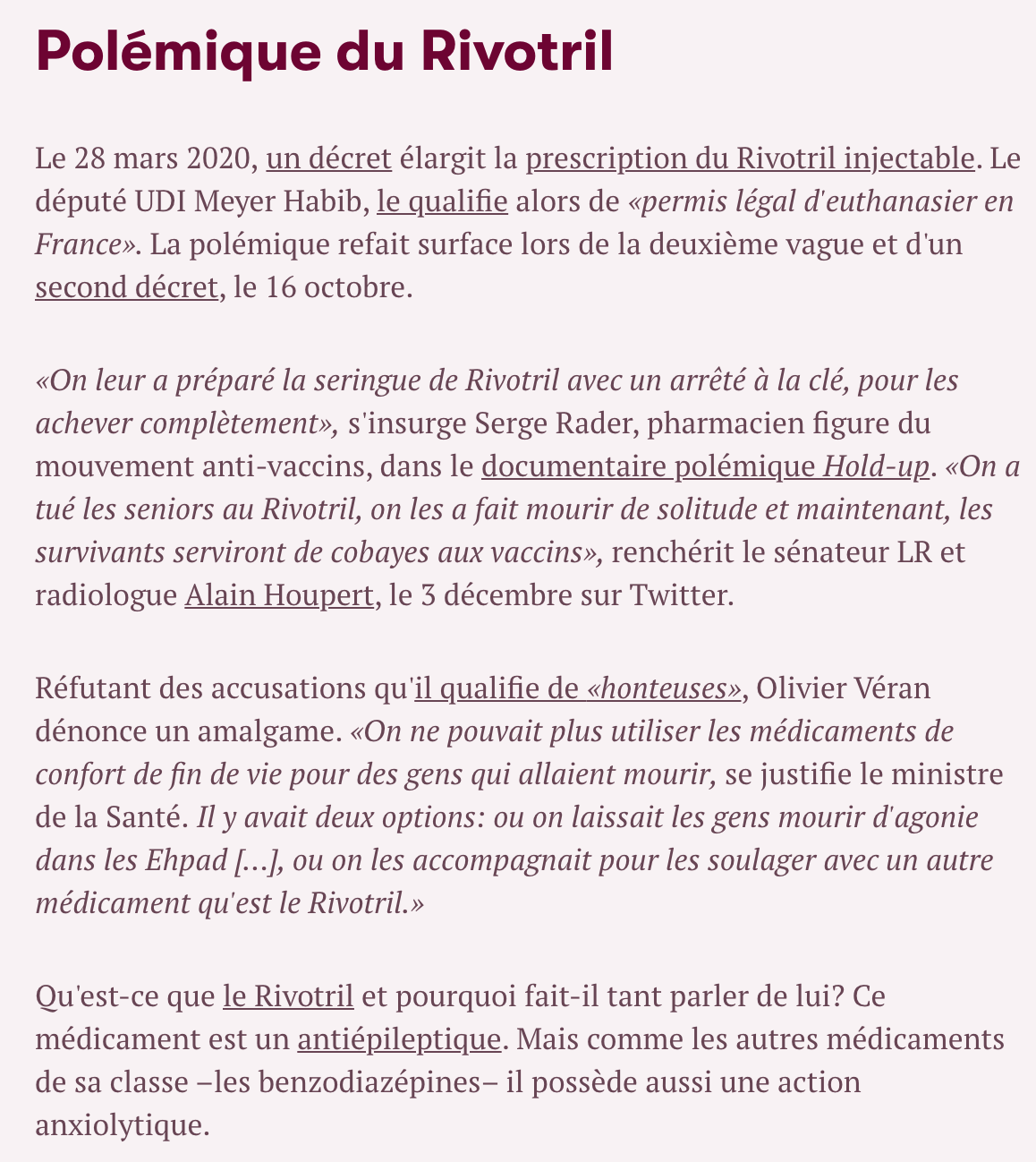 Rivotril prix france