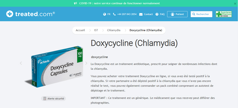 Comment acheter du doxycycline