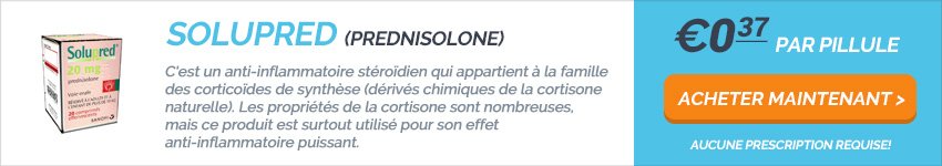 Prednisolone mylan générique solupred