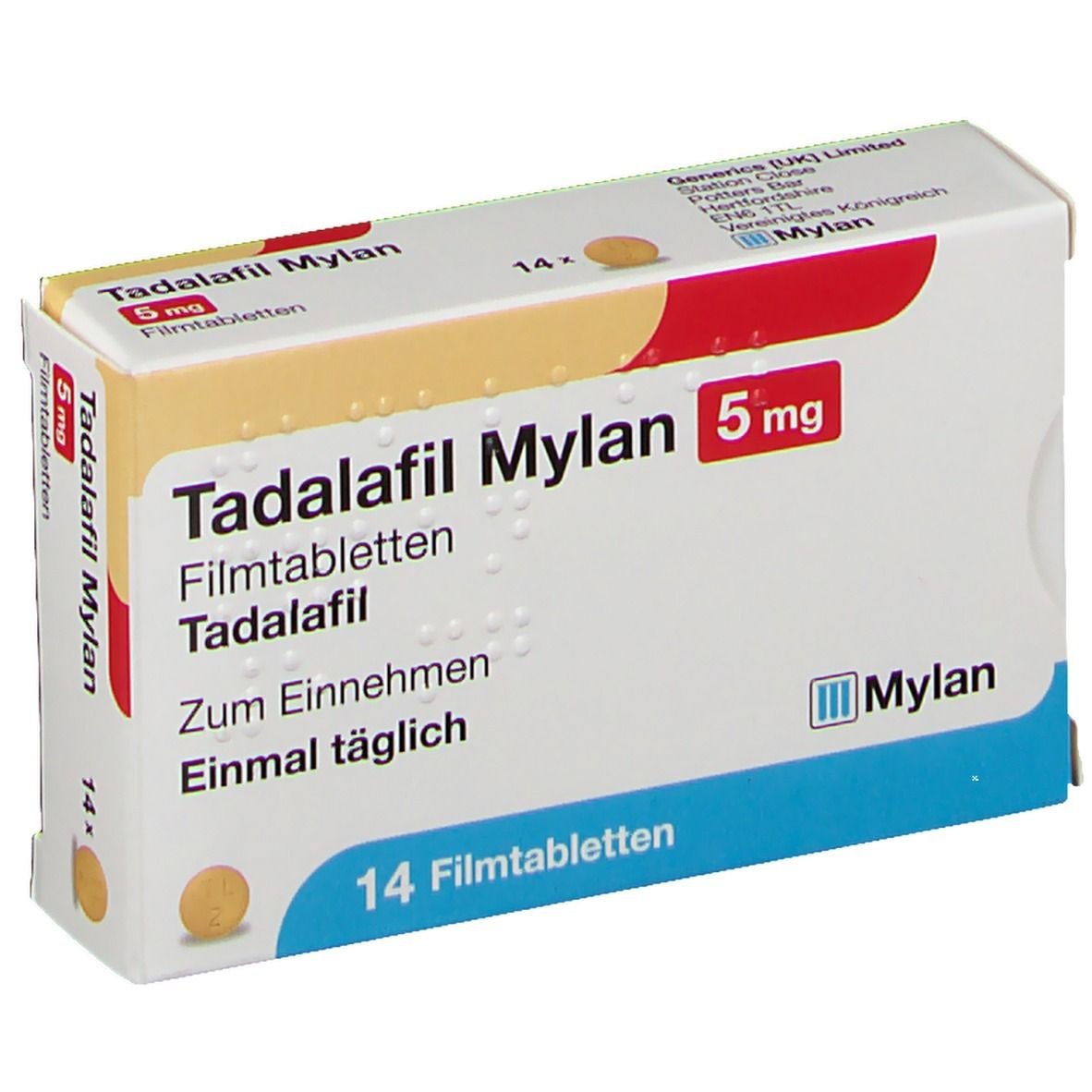 Prix tadalafil mylan 5 mg