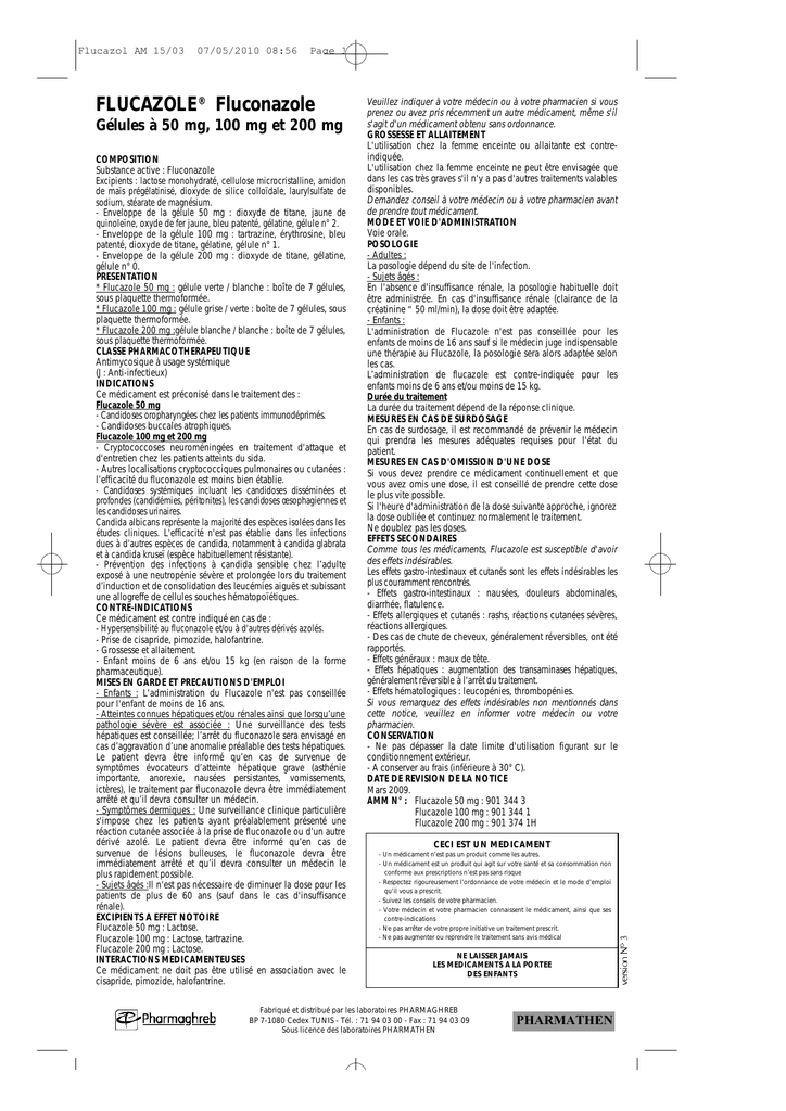 Fluconazole 100mg
