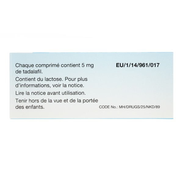 Acheter tadalafil 5mg en ligne avec ordonnance