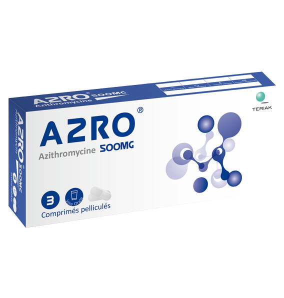 Azithromycin 500 mg qd