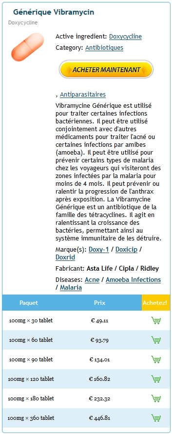 Commander doxycycline générique