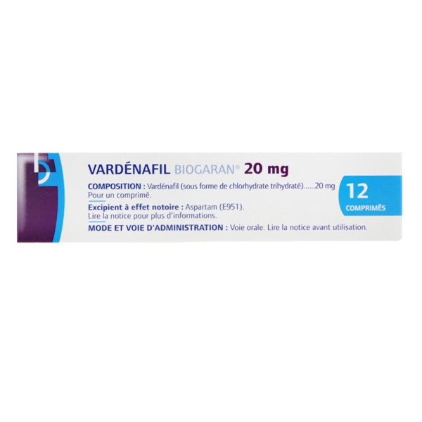 coût vardenafil