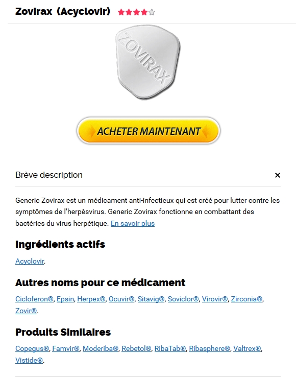Ou acheter du zovirax sans ordonnance