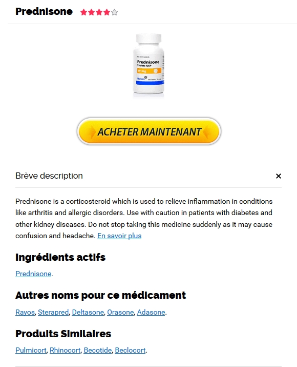 Prix pour prednisolone