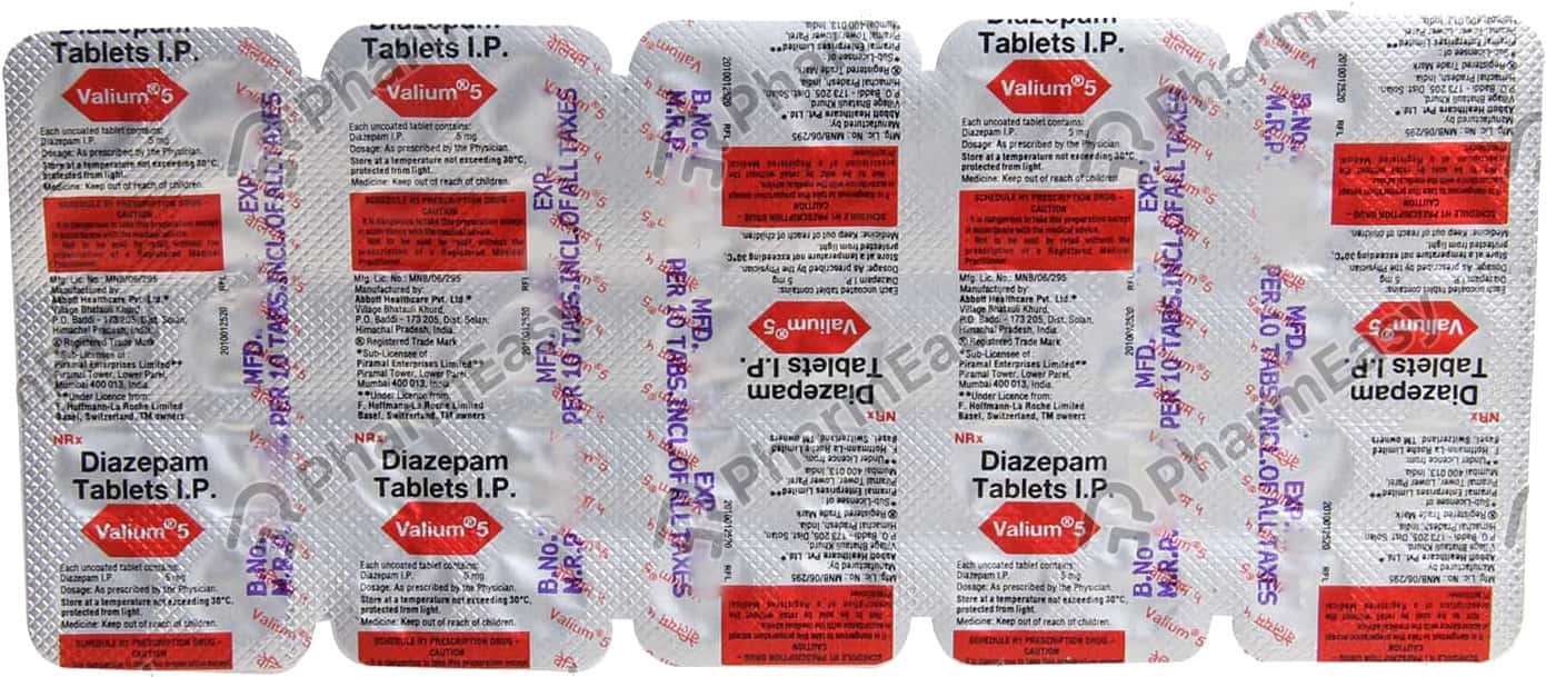 Valium 5 mg prix